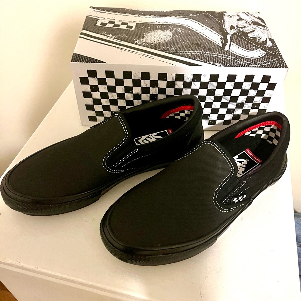 Vans Black Skate Slip On - Men’s size 5 / Women’s size 6.5